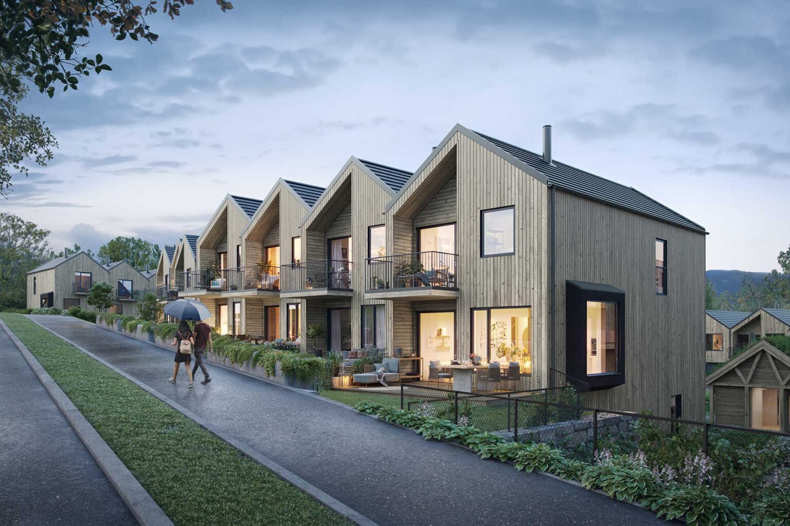 Jåtunbakken eneboliger i rekke og rekkehus - Base